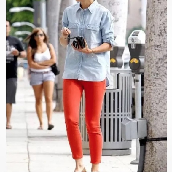 [Henry & Belle] Super Skinny Ankle Jean in Vermillion - Picture 2 of 7